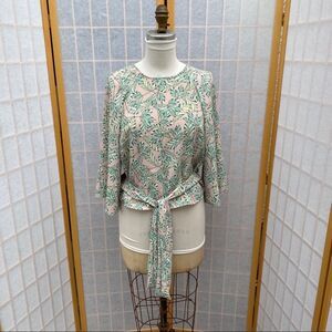 Code Mode Top Shirt Blouse Tie Waist Size Small